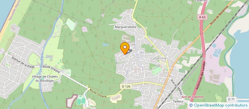 localisation de l'entreprise MONSIEUR LOANN MAYRARGUE  LABENNE