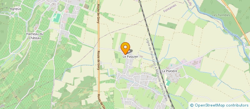 localisation de l'entreprise MONSIEUR LOANN MENARD  FONTAINES