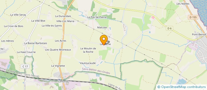 localisation de l'entreprise MONSIEUR LOANN WISNIEWSKI-MANGIN  SAINT-MELOIR-DES-ONDES