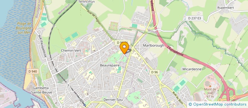 localisation de l'entreprise MONSIEUR LOBEZ JEAN-BAPTISTE  BOULOGNE-SUR-MER