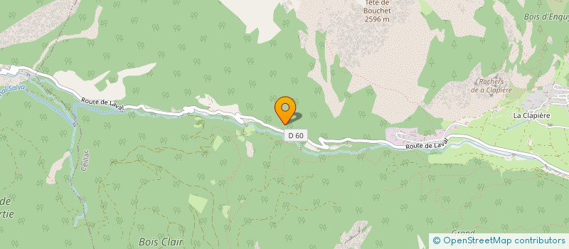 localisation de l'entreprise MONSIEUR LOBSANG EYMARD  CEILLAC