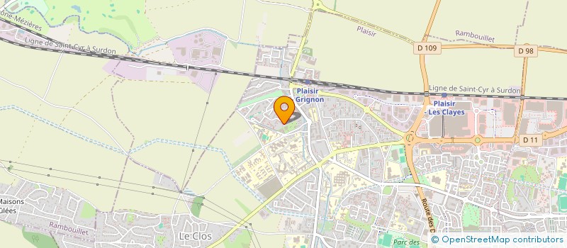 localisation de l'entreprise MONSIEUR LOBSANG LOBSANG  PLAISIR