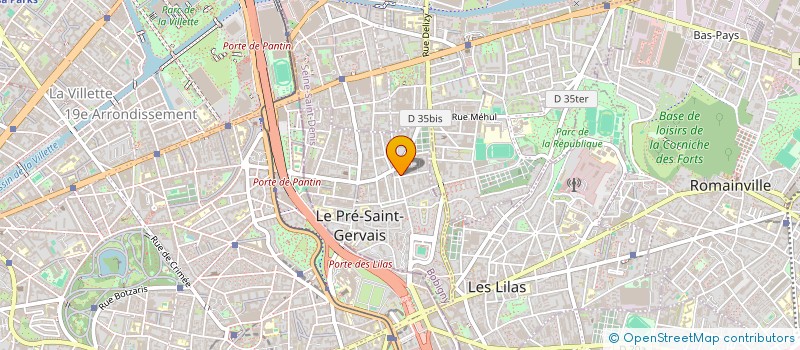 localisation de l'entreprise MONSIEUR LOCIF ZEGHBIB  LE PRE-SAINT-GERVAIS