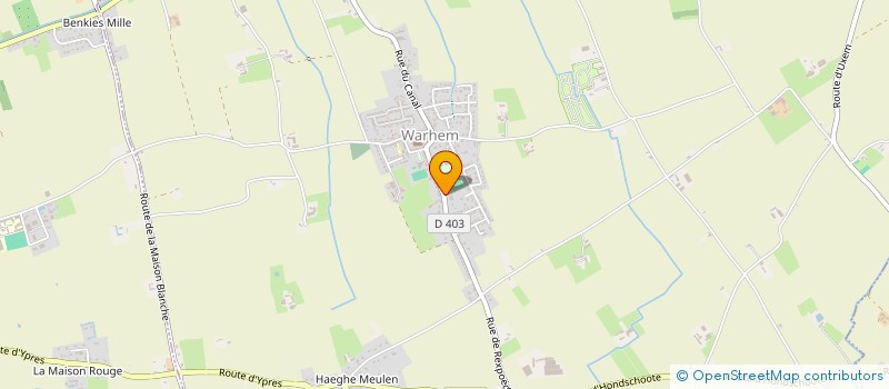 localisation de l'entreprise MONSIEUR LODOIS WILLAEYS  WARHEM