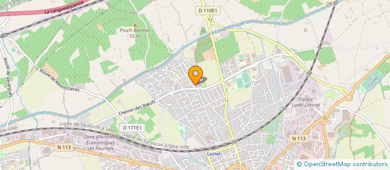 localisation de l'entreprise MONSIEUR LODOVIC SERRANO  LUNEL