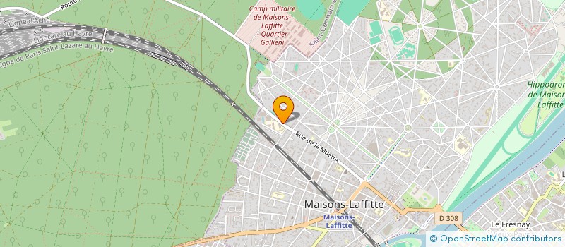 localisation de l'entreprise MONSIEUR LODOVICO YUL RAFFIN  MAISONS-LAFFITTE