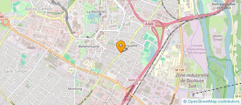 localisation de l'entreprise MONSIEUR LOFTI BOUADJAH  TOULOUSE