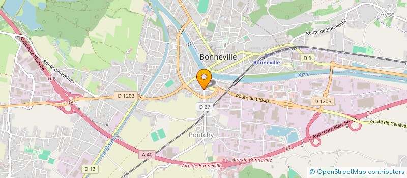 localisation de l'entreprise MONSIEUR LOFTI FATNASSI  BONNEVILLE