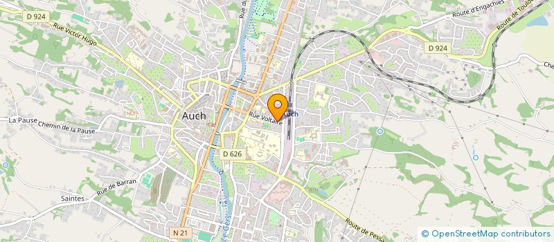 localisation de l'entreprise MONSIEUR LOGAN ASTIER  AUCH