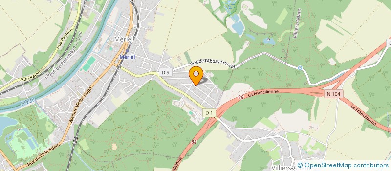 localisation de l'entreprise MONSIEUR LOGAN BUIGNET  MERIEL