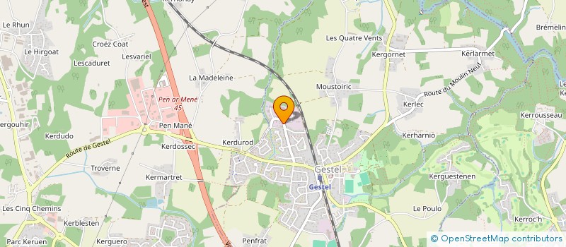 localisation de l'entreprise MONSIEUR LOGAN CREN à GESTEL