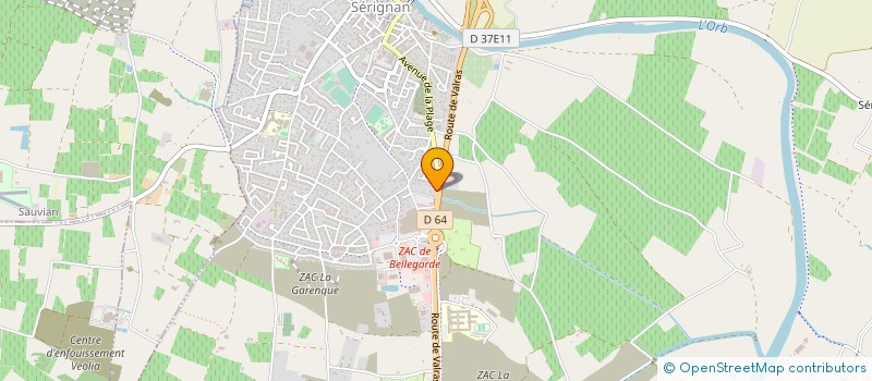 localisation de l'entreprise MONSIEUR LOGAN DARMOUNI  SERIGNAN