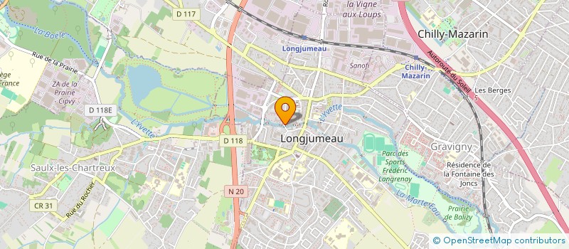 localisation de l'entreprise MONSIEUR LOGAN DE PASQUALE  LONGJUMEAU