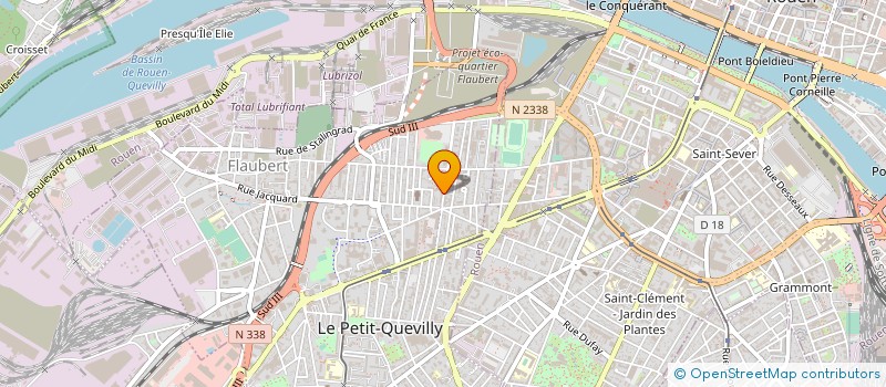 localisation de l'entreprise MONSIEUR LOGAN EM à LE PETIT-QUEVILLY