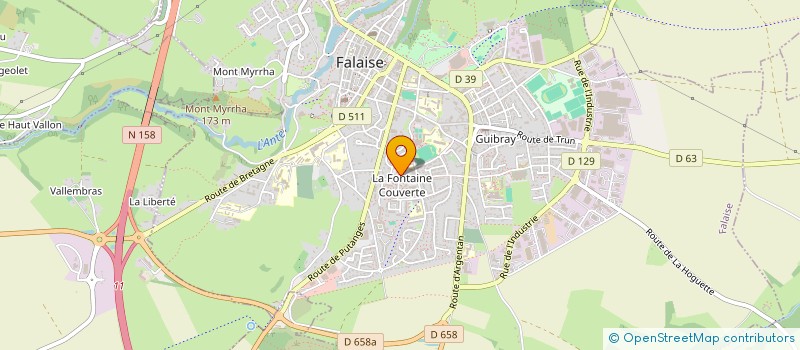 localisation de l'entreprise MONSIEUR LOGAN FOURRE  FALAISE