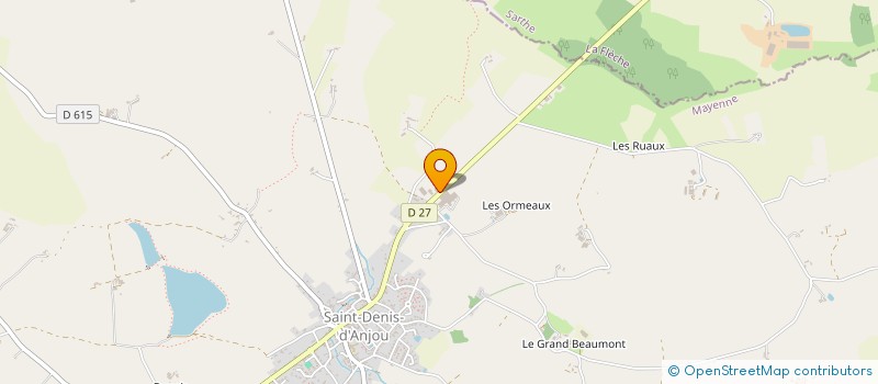 localisation de l'entreprise MONSIEUR LOGAN GRIMAULT  SAINT-DENIS-D'ANJOU