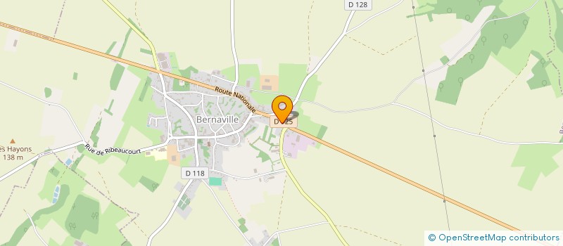 localisation de l'entreprise MONSIEUR LOGAN HERBOMEL  BERNAVILLE