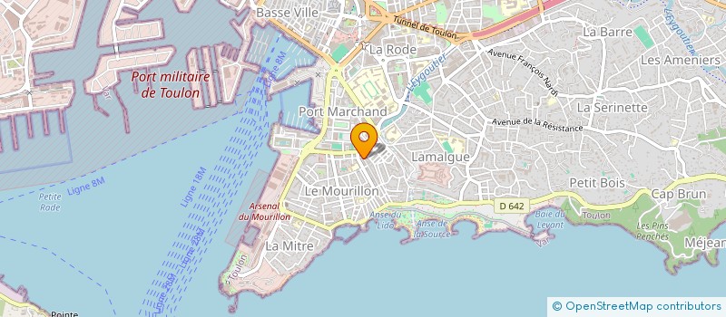 localisation de l'entreprise MONSIEUR LOGAN HINDRICQ à TOULON