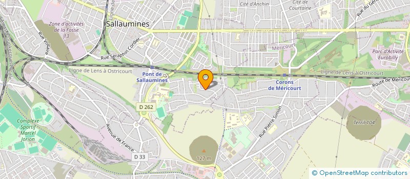 localisation de l'entreprise MONSIEUR LOGAN HOURIEZ  SALLAUMINES