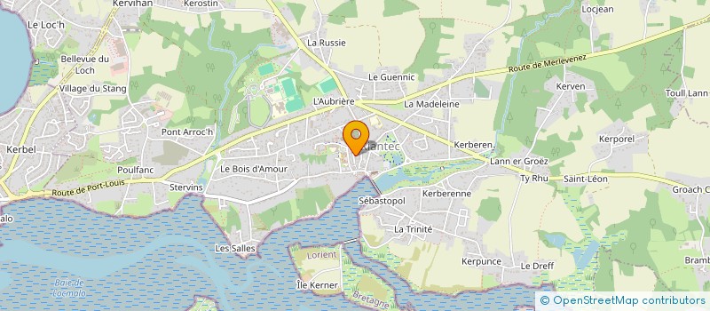 localisation de l'entreprise MONSIEUR LOGAN LE CARRER  RIANTEC