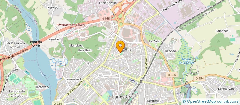 localisation de l'entreprise MONSIEUR LOGAN LE MOULLEC  LANESTER