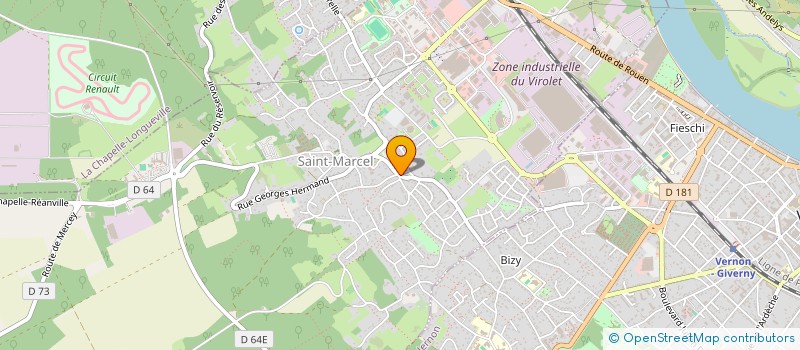 localisation de l'entreprise MONSIEUR LOGAN LEFEBVRE à SAINT-MARCEL