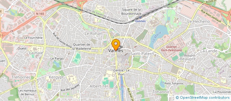 localisation de l'entreprise MONSIEUR LOGAN LEROY à VANNES