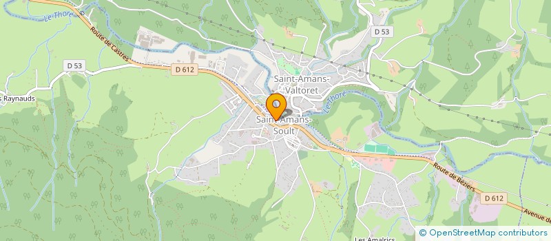 localisation de l'entreprise MONSIEUR LOGAN ROUANET  SAINT-AMANS-SOULT