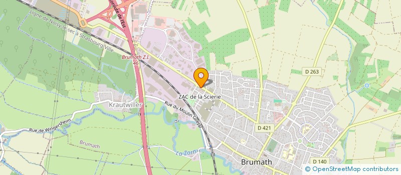 localisation de l'entreprise MONSIEUR LOGAN STROHL  BRUMATH