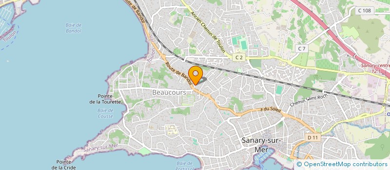 localisation de l'entreprise MONSIEUR LOGAN THIVENIN  SANARY-SUR-MER