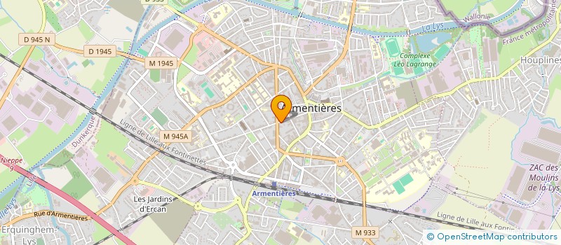 localisation de l'entreprise MONSIEUR LOGAN TRAMCOURT à ARMENTIERES