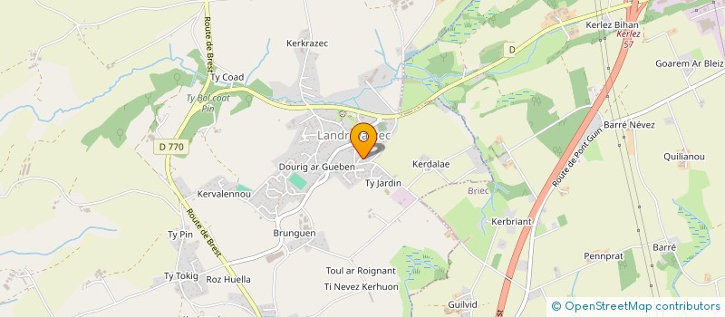 localisation de l'entreprise MONSIEUR LOGAN VIET  LANDREVARZEC