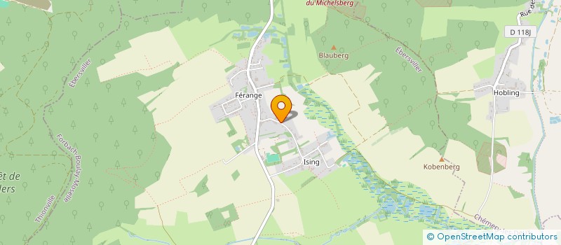 localisation de l'entreprise MONSIEUR LOGAN WILLAUMEZ  EBERSVILLER