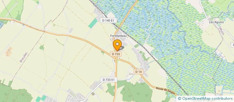 localisation de l'entreprise MONSIEUR LOGANN BARRAUD  SAINT-SULPICE-DE-ROYAN