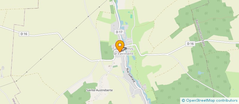 localisation de l'entreprise MONSIEUR LOGANN TROUSSIER  SAINT-DENIS-LE-FERMENT