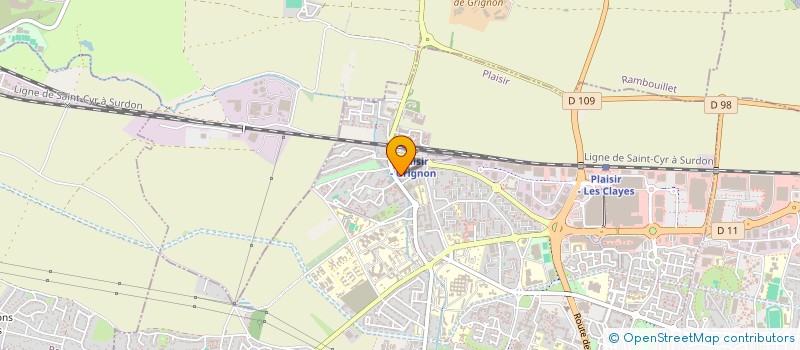 localisation de l'entreprise MONSIEUR LOGBI HASSAINE à PLAISIR