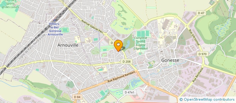 localisation de l'entreprise MONSIEUR LOGESWARAN SELLIAH à GONESSE