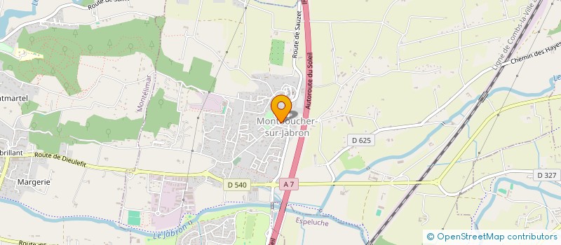 localisation de l'entreprise MONSIEUR LOGHAN BRUYER  MONTBOUCHER-SUR-JABRON