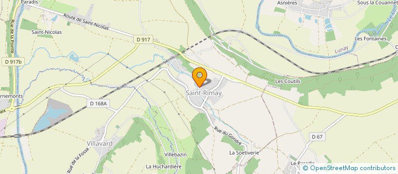 localisation de l'entreprise MONSIEUR LOGHODOUMAN FANY  SAINT-RIMAY