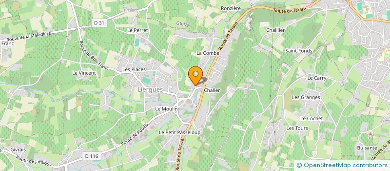 localisation de l'entreprise MONSIEUR LOHAN COMBET  PORTE DES PIERRES DOREES