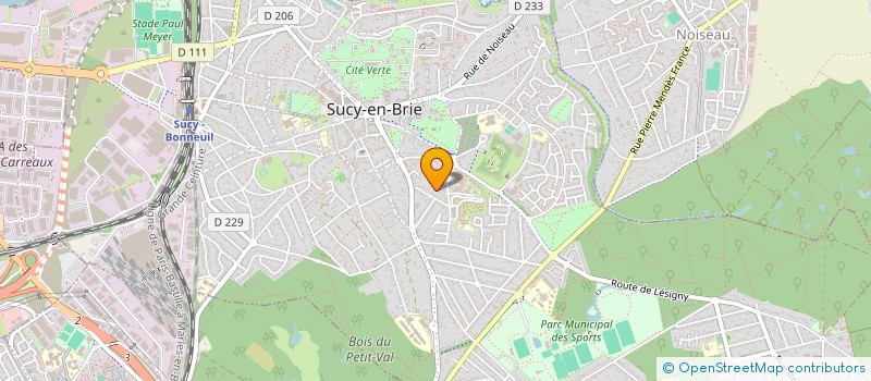 localisation de l'entreprise MONSIEUR LOHAN MOREAU à SUCY-EN-BRIE