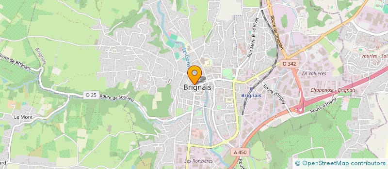 localisation de l'entreprise MONSIEUR LOHAN YMAIN  BRIGNAIS