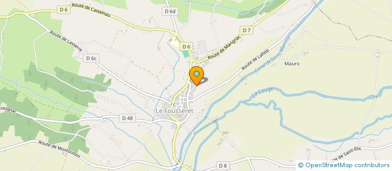 localisation de l'entreprise MONSIEUR LOHAN ZDAN  LE FOUSSERET