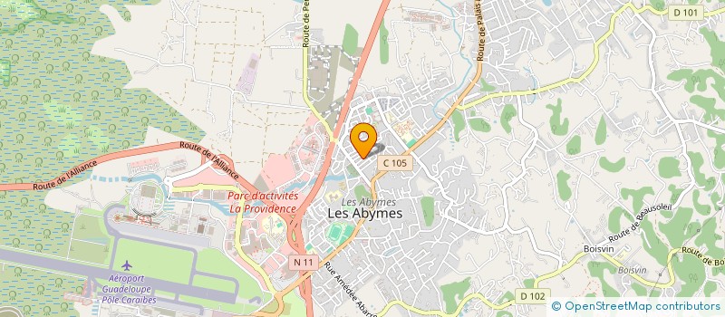localisation de l'entreprise MONSIEUR LOHANN EDOM à LES ABYMES