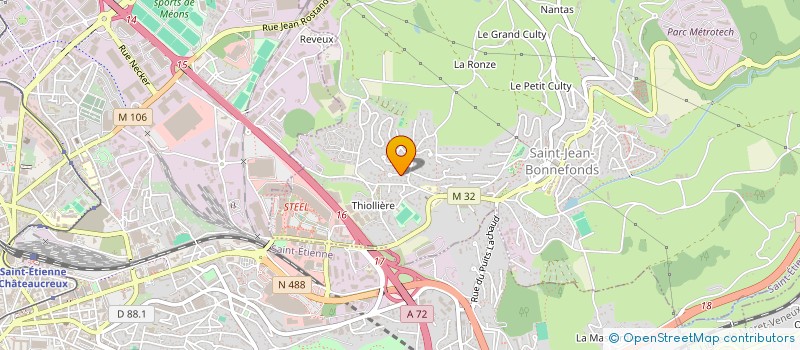 localisation de l'entreprise MONSIEUR LOHANN FANTI  SAINT-JEAN-BONNEFONDS