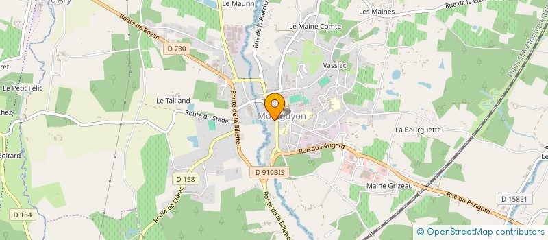 localisation de l'entreprise MONSIEUR LOHANN LEBRETON  MONTGUYON