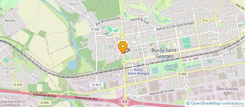 localisation de l'entreprise MONSIEUR LOHATA OLELA OLANGA  BUSSY-SAINT-GEORGES