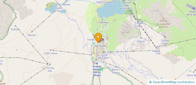 localisation de l'entreprise MONSIEUR LOHENGRIN PORTUGAELS  TIGNES