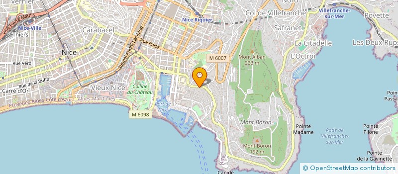 localisation de l'entreprise MONSIEUR LOIANE THOMAS à NICE
