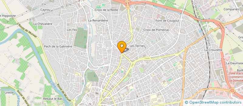 localisation de l'entreprise MONSIEUR LOIC ABBAL à BEZIERS
